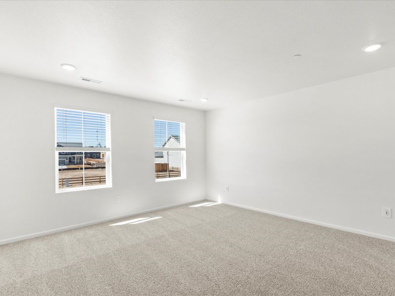 Spacious, unfurnished interior of a new home in Poudre Heights: The Meadow Collection, Windsor (Image 12).