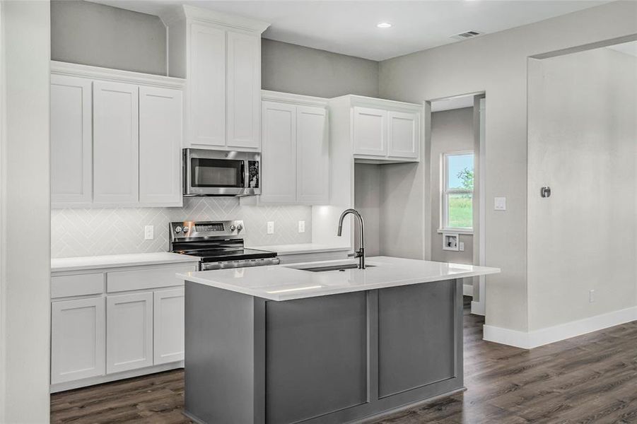 Furnished interior view inside a new home in , Wills Point (Image 9).