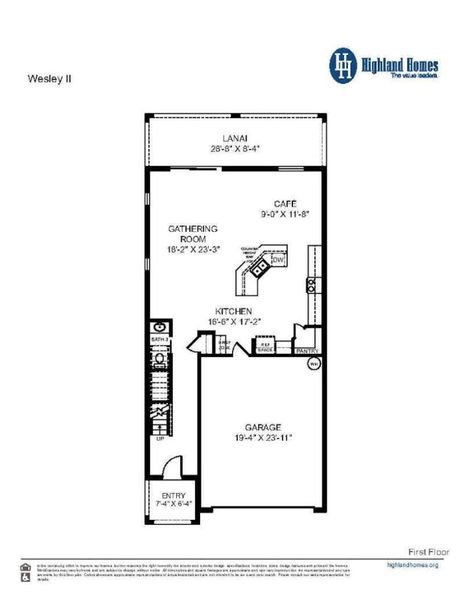 Wesley II - First Floor