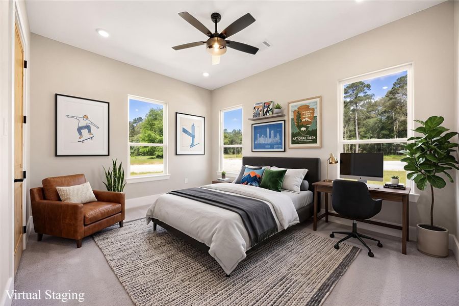 Furnished interior view inside a new home in , Huntsville (Image 17). Furnished interior view inside a new home in , Huntsville (Image 17).