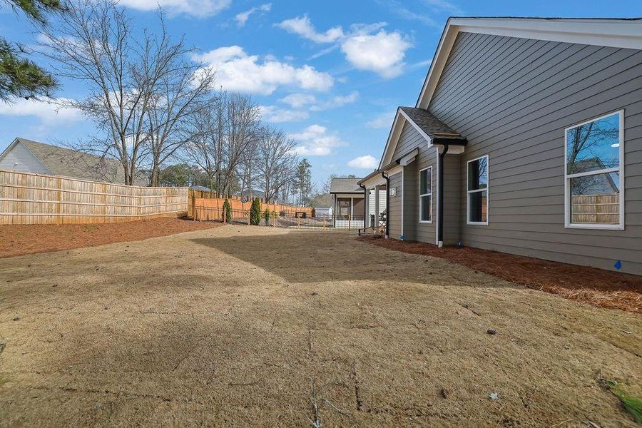 Exterior details and patio area of a home in , Canton (Image 23).