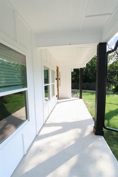 View of covered porch View of covered porch
