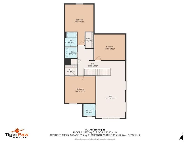 2D floor plan layout of this home in , Flowery Branch, GA (Image 5).
