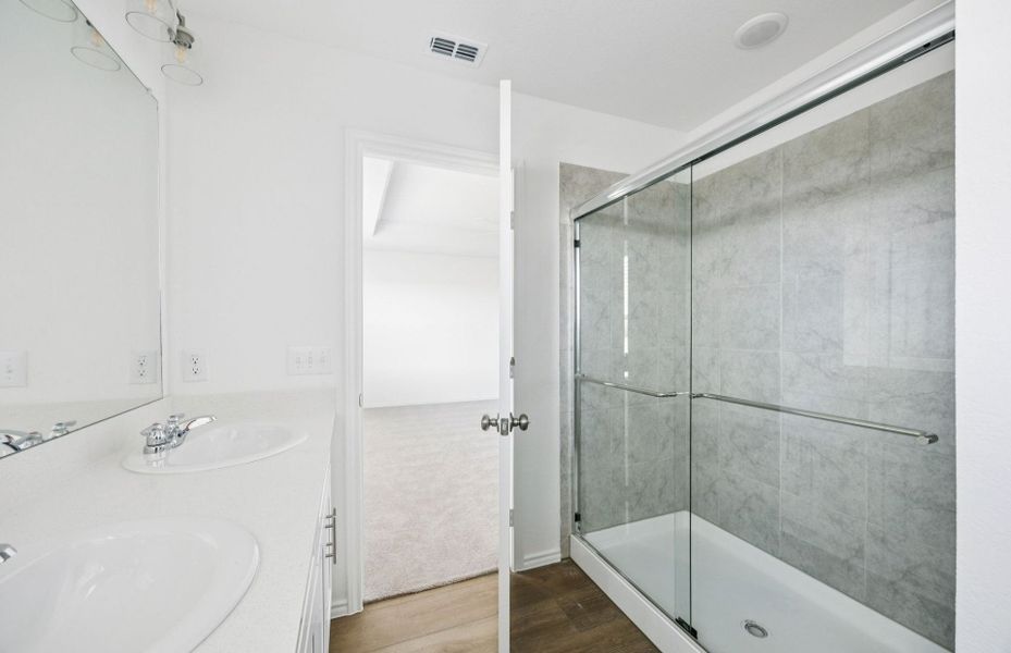 Representative furnished interior of a home built from the Kisko by Centex in Mobberly Farms, Pilot Point (Image 7).