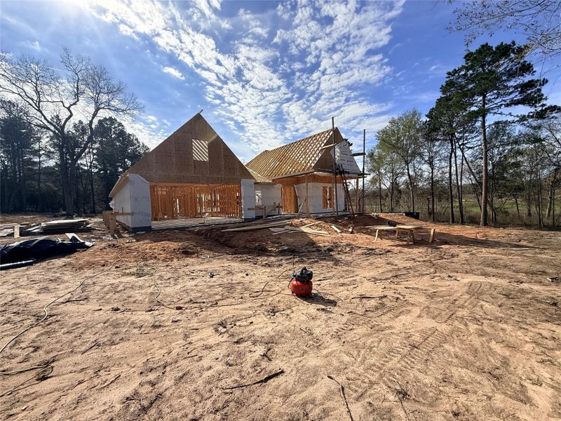 In-progress construction of a new home in , Plantersville, TX (Image 11).