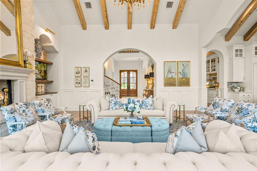 Furnished interior view inside a new home in , Aledo (Image 25).