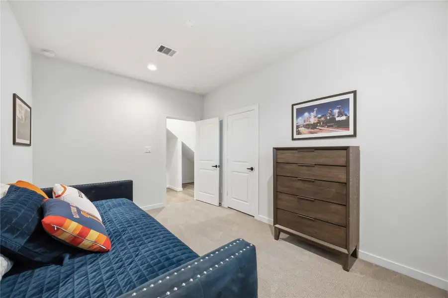 Furnished interior view inside a new home in Fulton Crossing, Houston (Image 14).