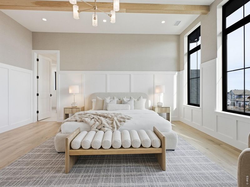 Furnished interior view inside a new home in , Louisville (Image 34).