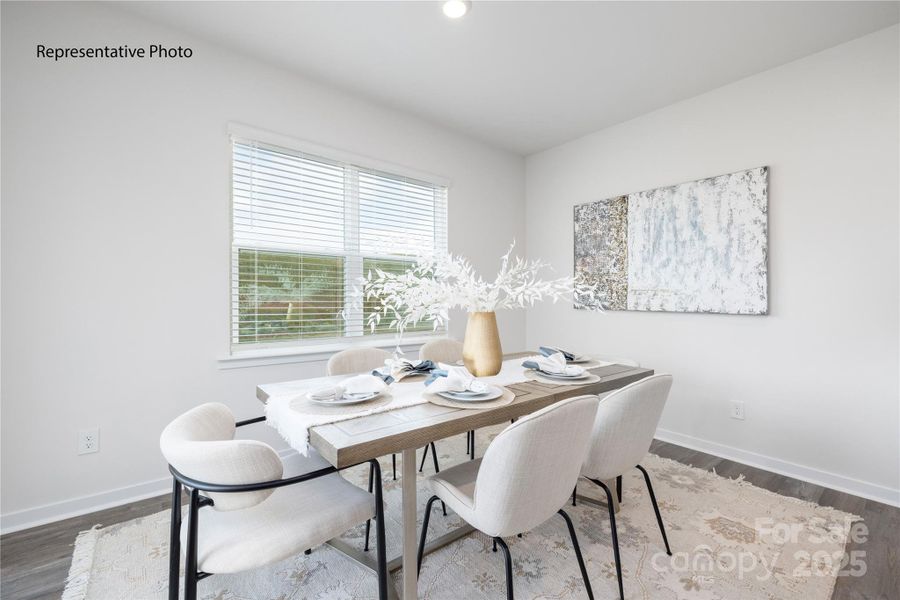 Furnished interior view inside a new home in Clark Creek Landing, Lincolnton (Image 10).