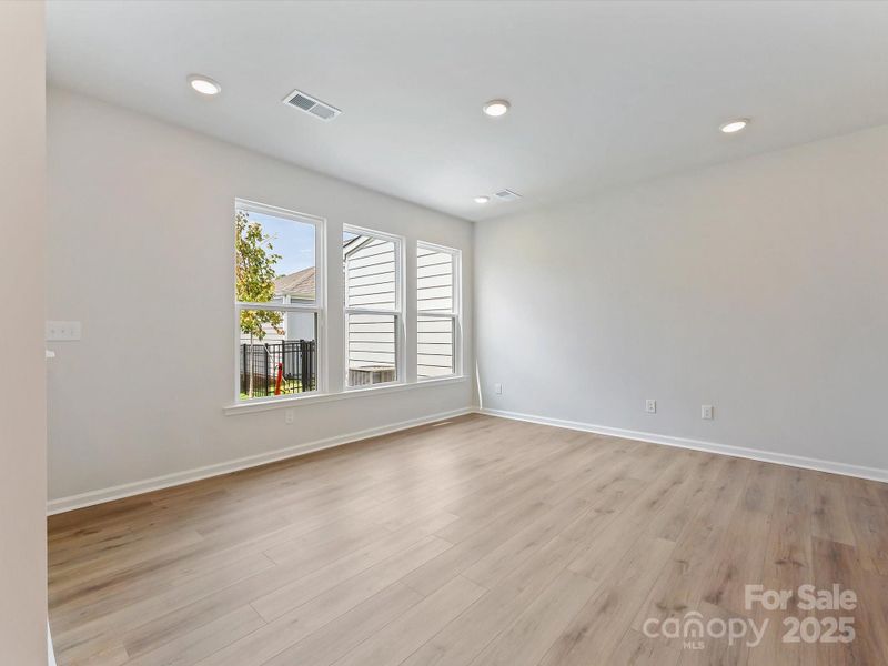 Spacious, unfurnished interior of a new home in North Creek Village - Townhomes, Huntersville (Image 22). Spacious, unfurnished interior of a new home in North Creek Village - Townhomes, Huntersville (Image 22).