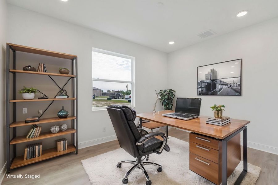 Study - Virtually Staged Study - Virtually Staged