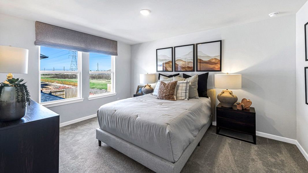 Furnished interior view inside a new home in Avalon at Cypress, Cypress (Image 57).