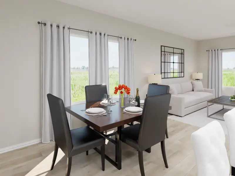 Furnished interior view inside a new home in Lakehaven - Spring Series, Farmersville (Image 3).