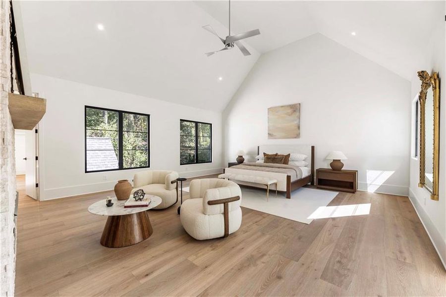 Furnished interior view inside a new home in , Sandy Springs (Image 18). Furnished interior view inside a new home in , Sandy Springs (Image 18).