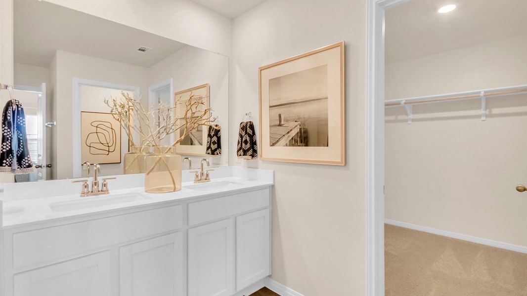 Furnished interior view inside a new home in Monarch Ranch, Manor (Image 20).