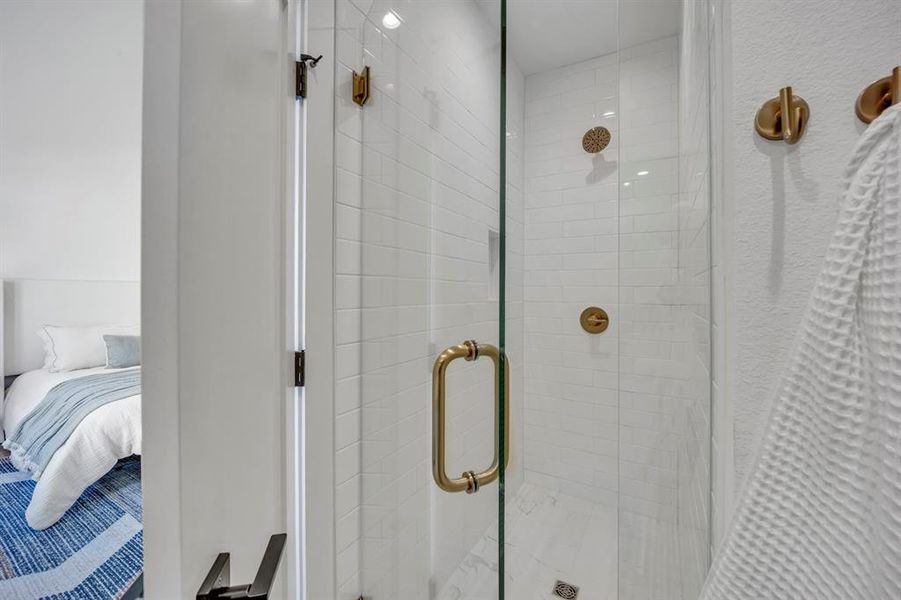 Close-up of interior finishes inside a home in , Dallas (Image 18).