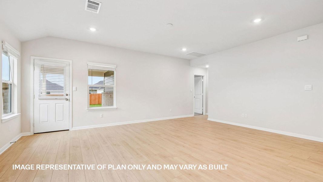 Spacious, unfurnished interior of a new home in Trails at Wildhorse, Austin (Image 38).