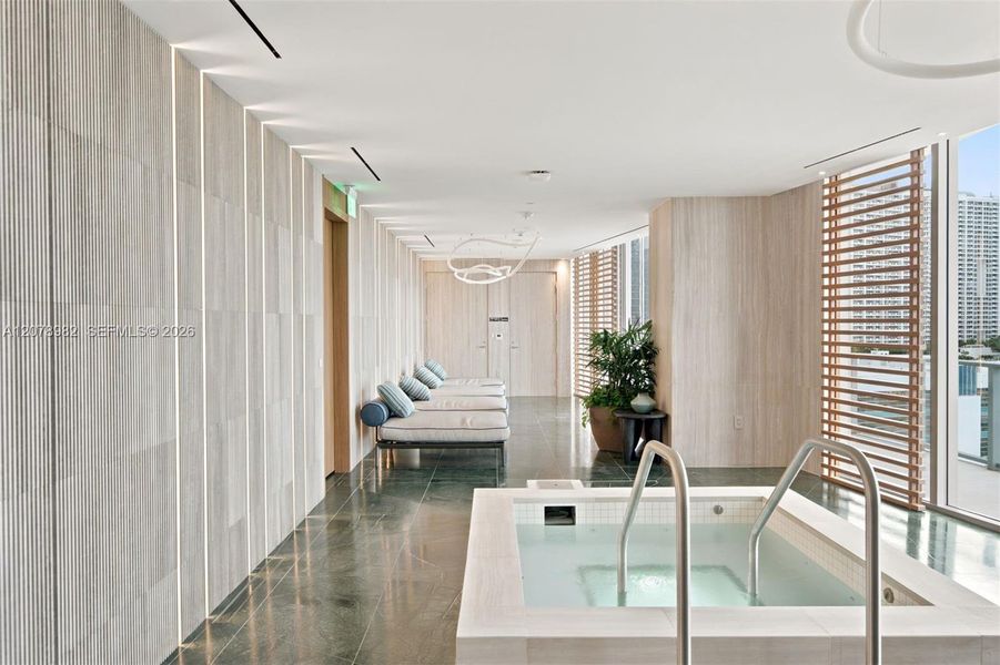 Furnished interior view inside a new home in , Miami (Image 7). Furnished interior view inside a new home in , Miami (Image 7).