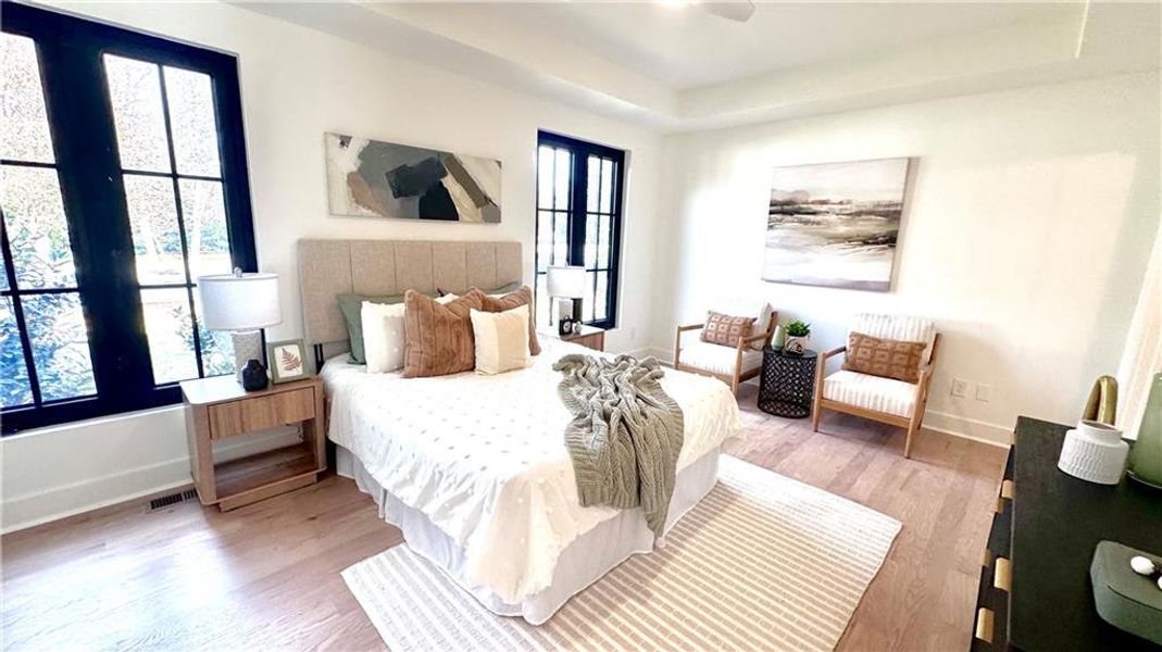 Furnished interior view inside a new home in , Roswell (Image 9).
