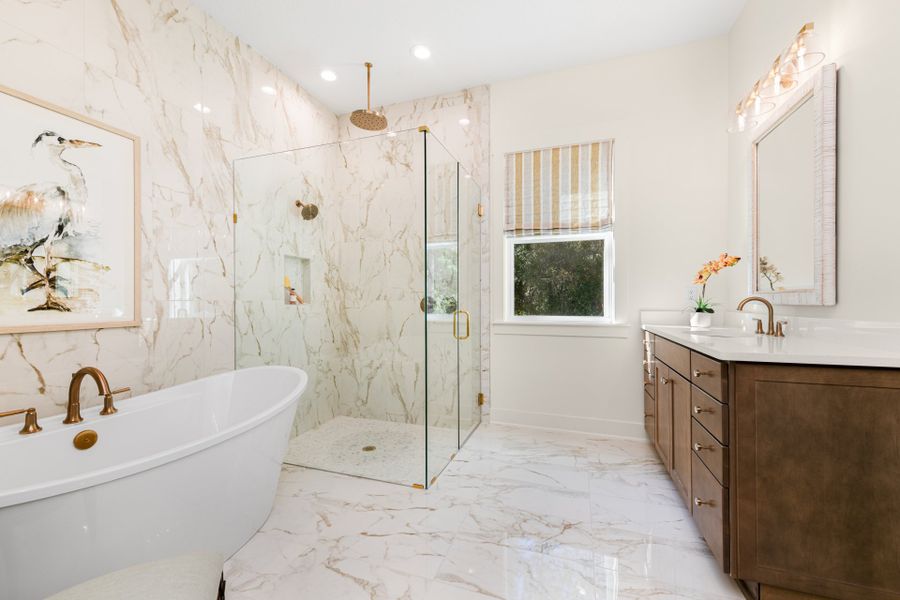 Representative furnished interior of a home built from the Seaside by Riverside Homes in Hidden Creek at SilverLeaf, St. Augustine (Image 54). Representative furnished interior of a home built from the Seaside by Riverside Homes in Hidden Creek at SilverLeaf, St. Augustine (Image 54).