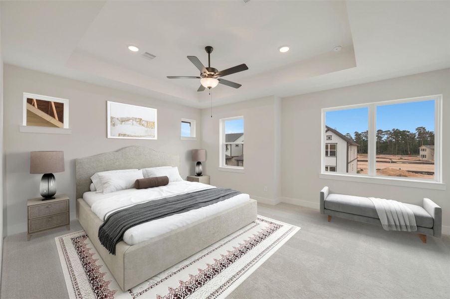 Virtually staged to give you the visual you need to see furniture placement and how the home can live.