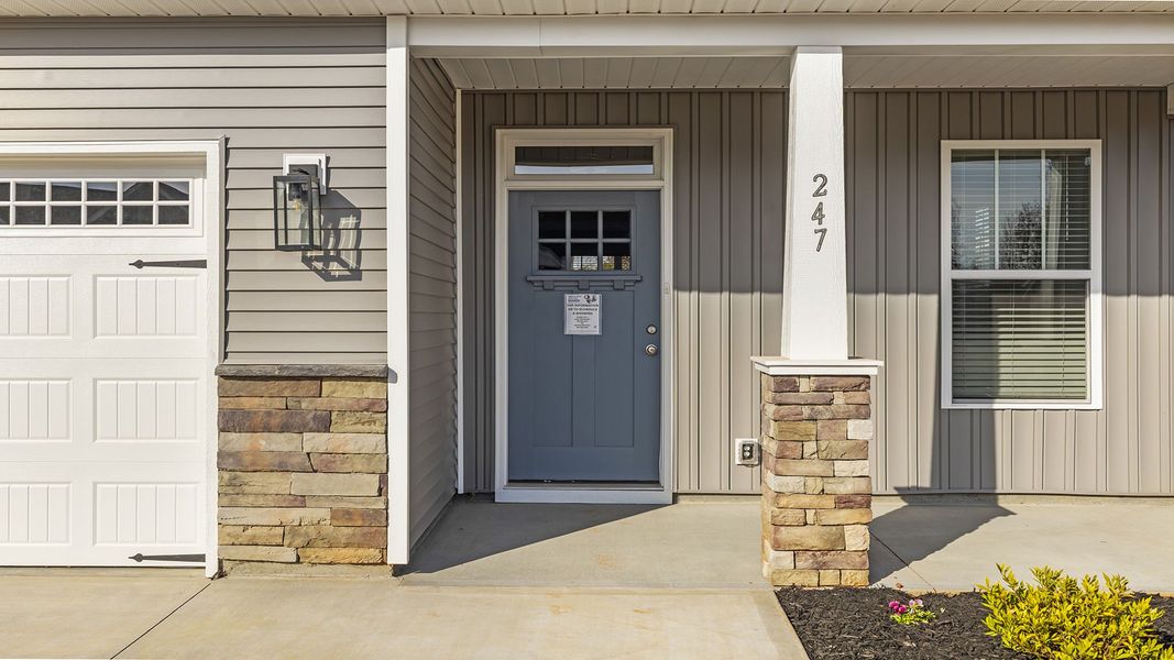 Exterior details and patio area of a home in Edgewood Estates, Piedmont (Image 2). Exterior details and patio area of a home in Edgewood Estates, Piedmont (Image 2).