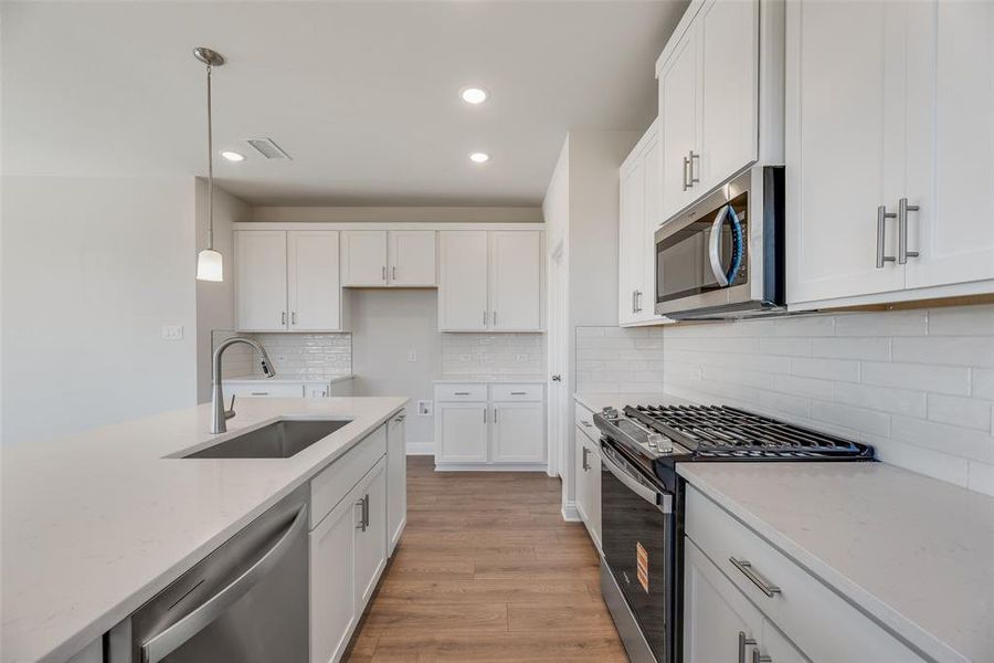Furnished interior view inside a new home in Spiritas Ranch, Little Elm (Image 6).