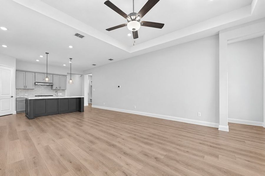 Spacious, unfurnished interior of a new home in South Oak, Lakewood Village (Image 16).