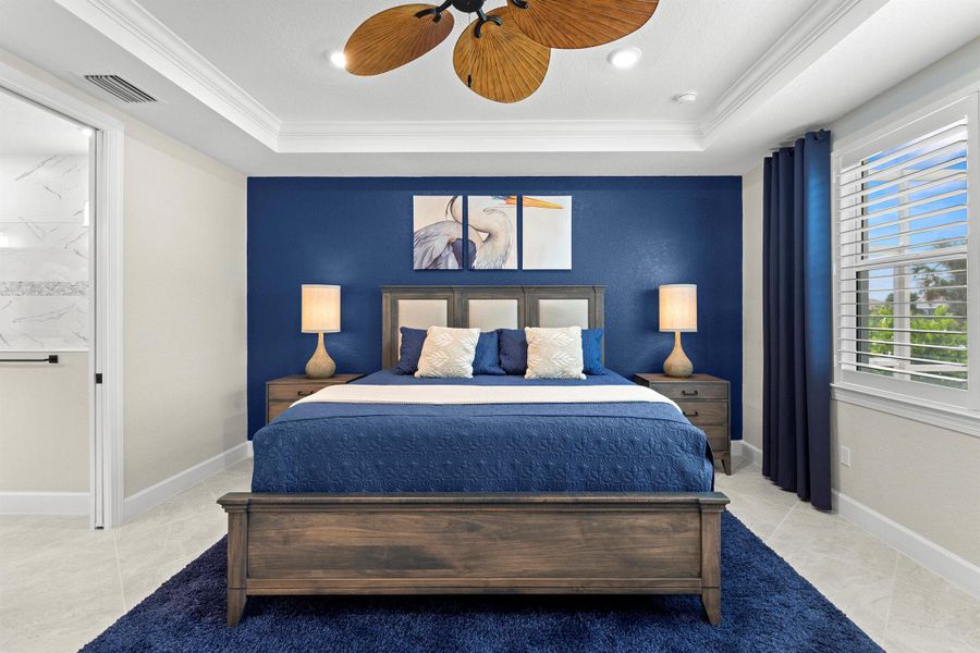 Furnished interior view inside a new home in Del Webb Tradition, Port St. Lucie (Image 44). Furnished interior view inside a new home in Del Webb Tradition, Port St. Lucie (Image 44).