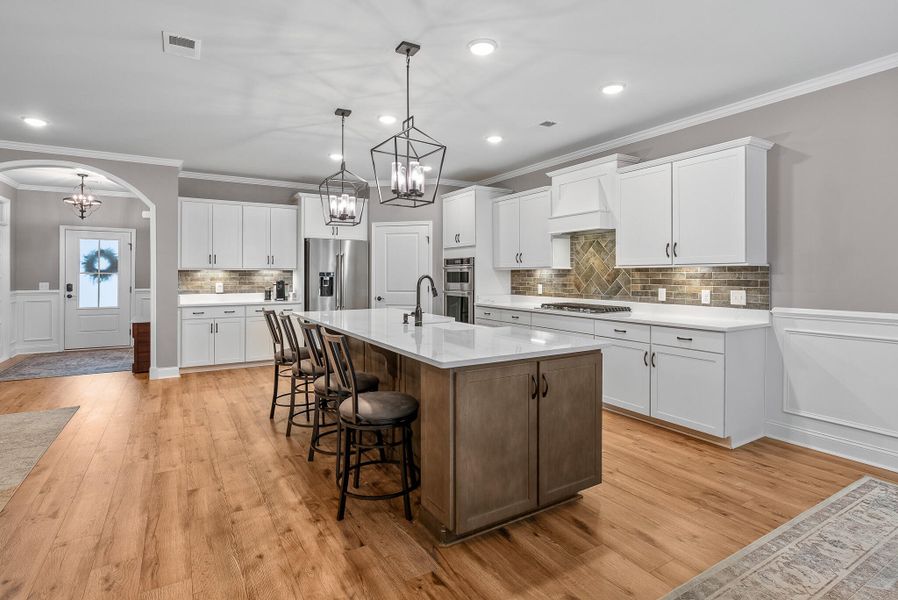 Furnished interior view inside a new home in Sea Island Preserve, Johns Island (Image 5).