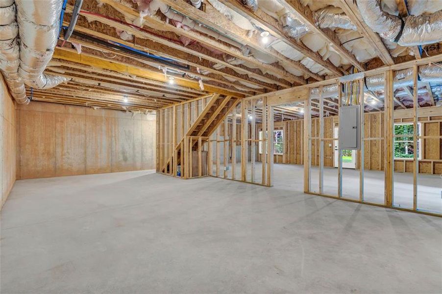 In-progress construction of a new home in , Monroe, GA (Image 53).