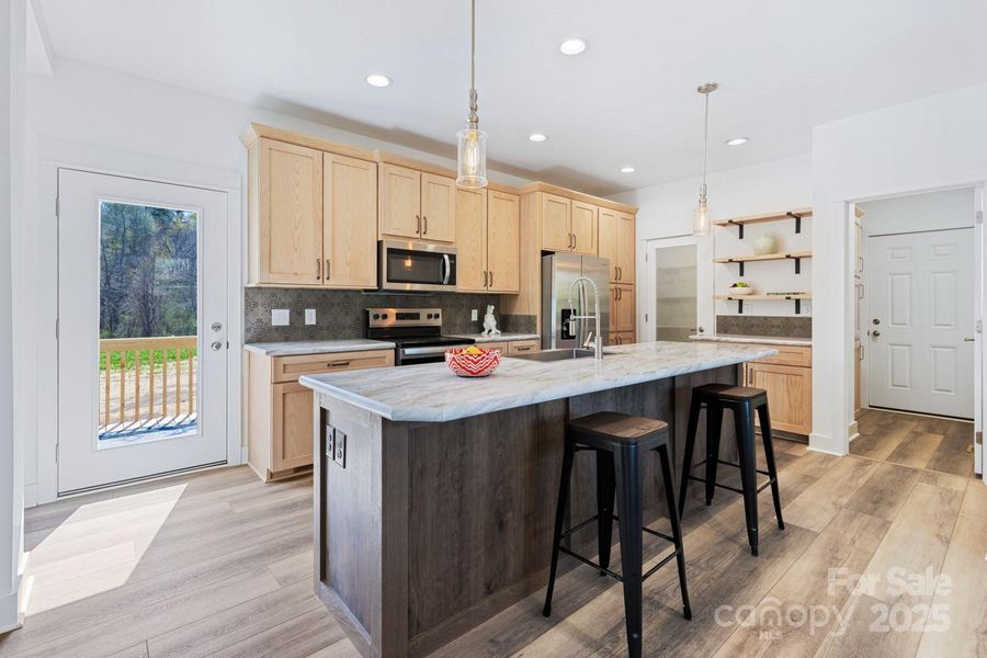 The open floor plan makes entertaining a breeze!