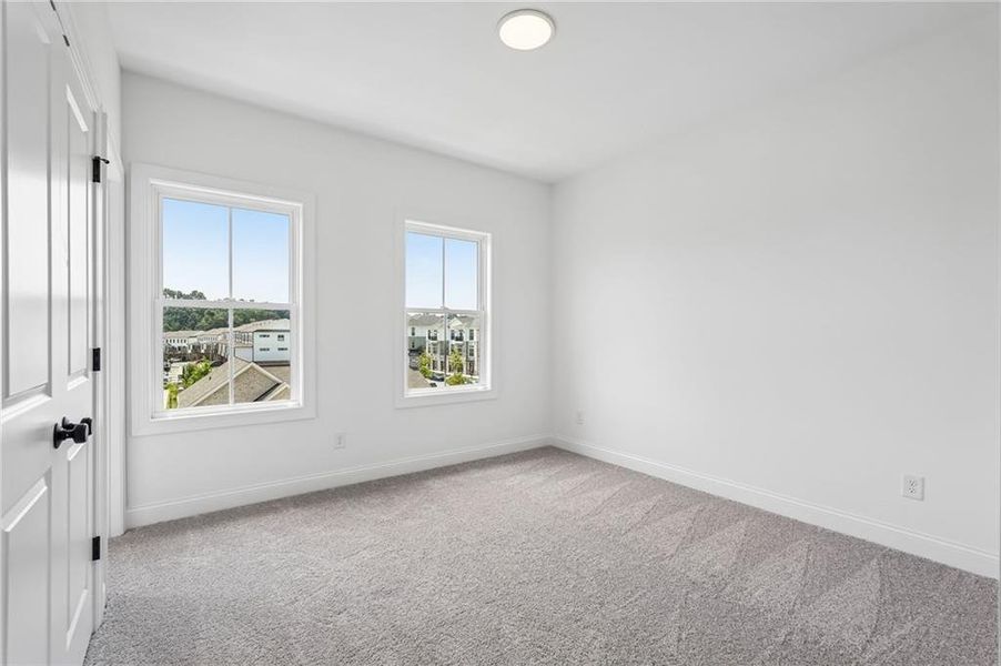 Spacious, unfurnished interior of a new home in Millcroft Townhomes, Buford (Image 38). Spacious, unfurnished interior of a new home in Millcroft Townhomes, Buford (Image 38).