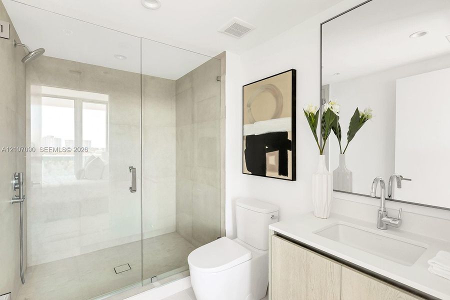 Furnished interior view inside a new home in , Bay Harbor Islands (Image 11).