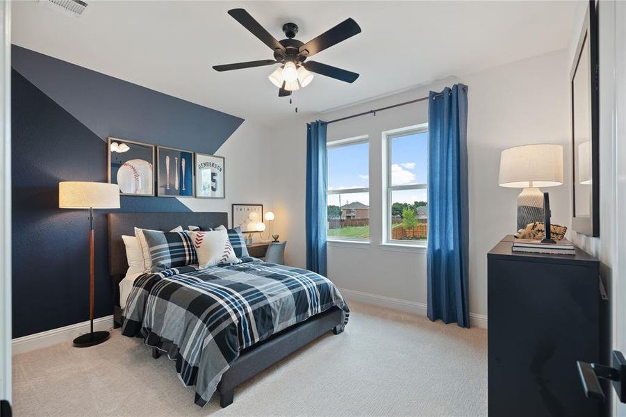 Beazer Homes Lovers Landing Madison Floorplan. This is not a photo of the actual home, but is a photo of the Madison floorplan.