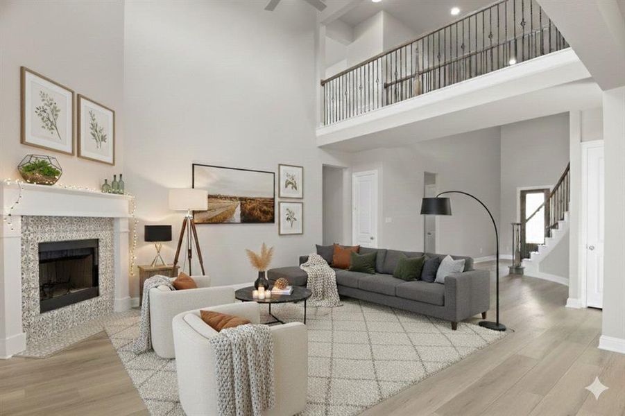 Furnished interior view inside a new home in Callan Village, Lorena (Image 13).