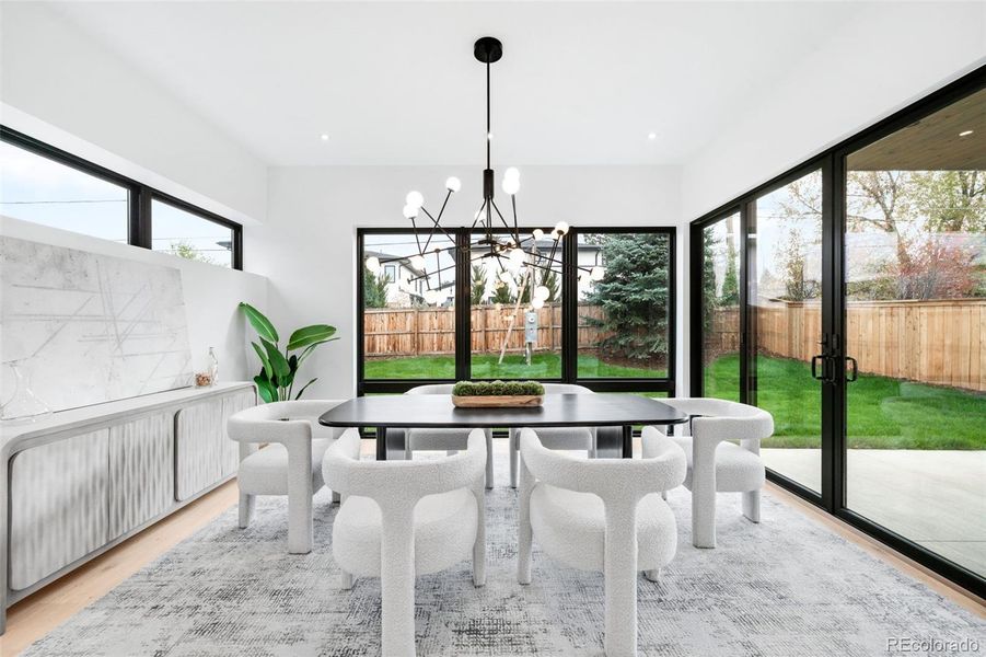 Furnished interior view inside a new home in , Denver (Image 15).