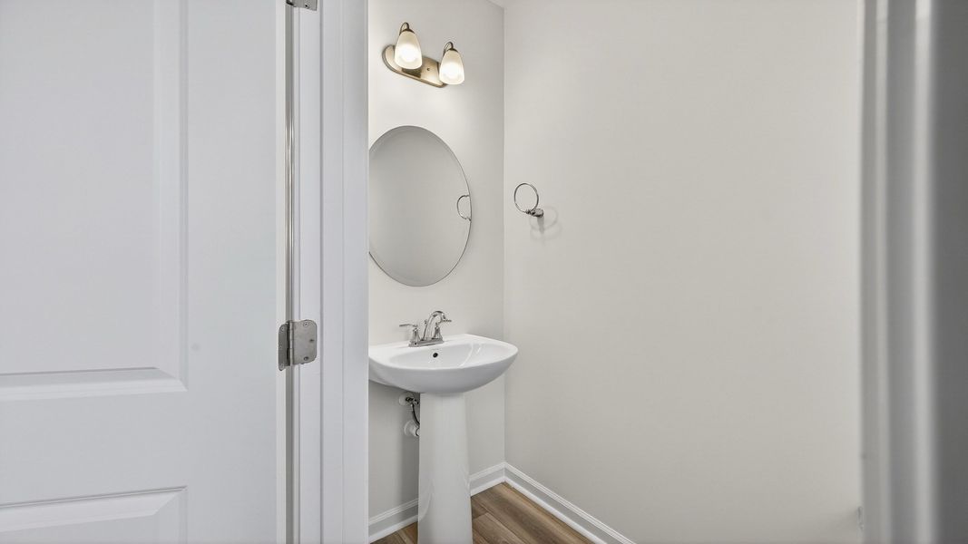 Furnished interior view inside a new home in Clear Springs Townhomes, North Charleston (Image 19).