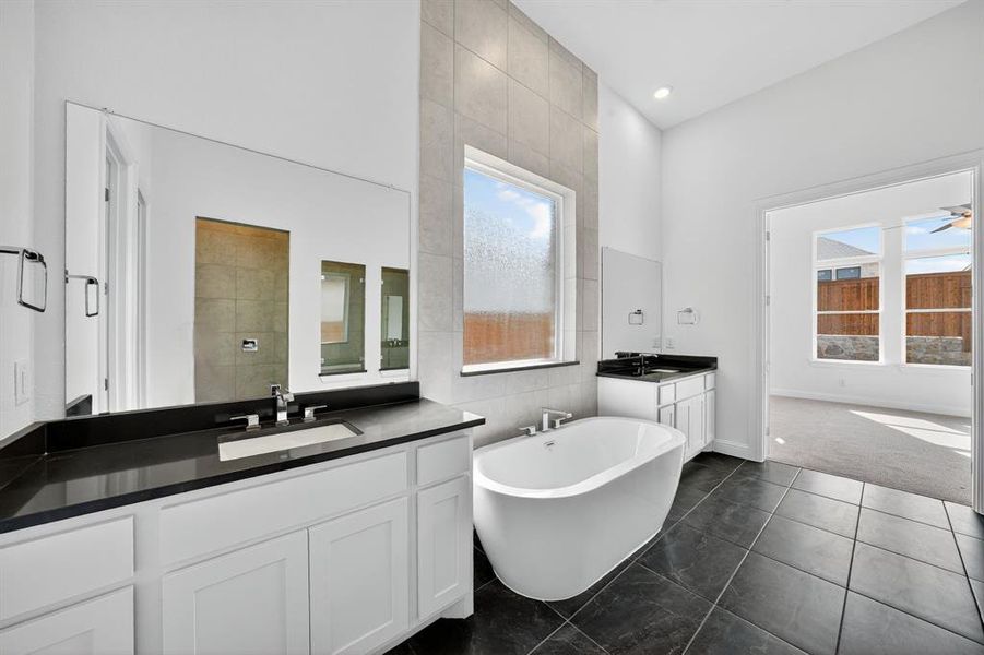 Furnished interior view inside a new home in Walsh Ranch, Fort Worth (Image 9).