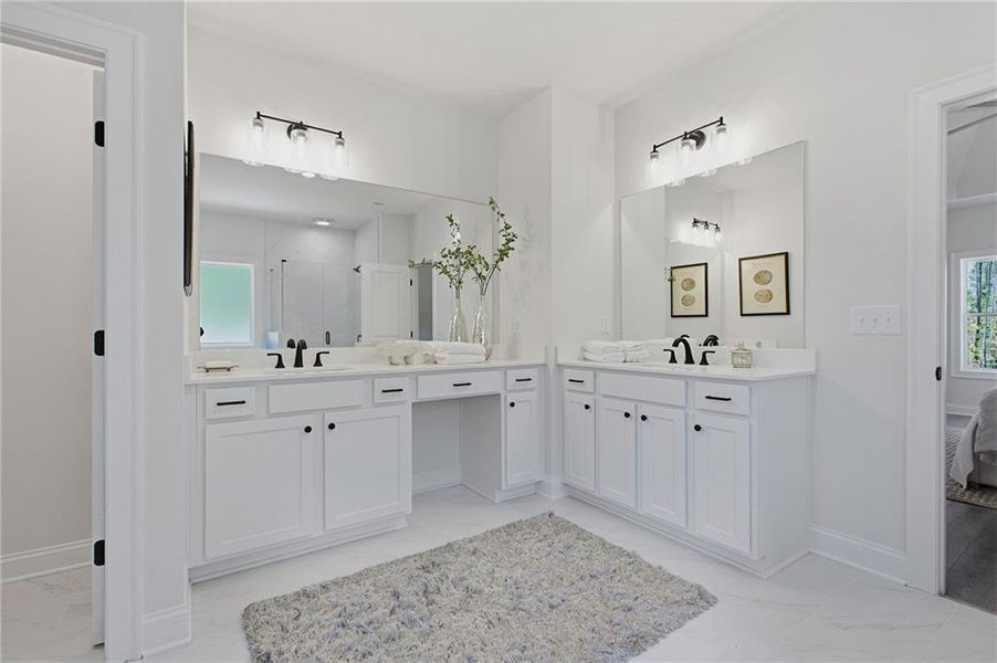Furnished interior view inside a new home in , Ellenwood (Image 45).