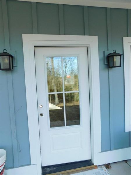 Exterior details and patio area of a home in , Dahlonega (Image 10).