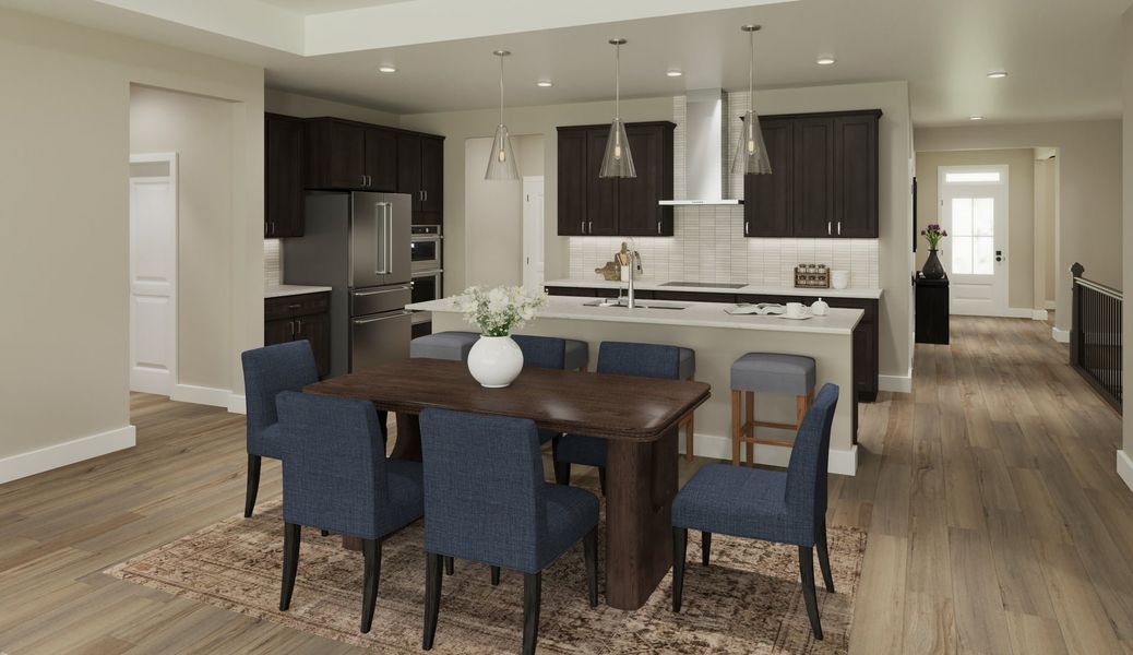 Representative furnished interior of a home built from the Emmett by Fischer Homes in Stonehaven, Hoschton (Image 4). Representative furnished interior of a home built from the Emmett by Fischer Homes in Stonehaven, Hoschton (Image 4).