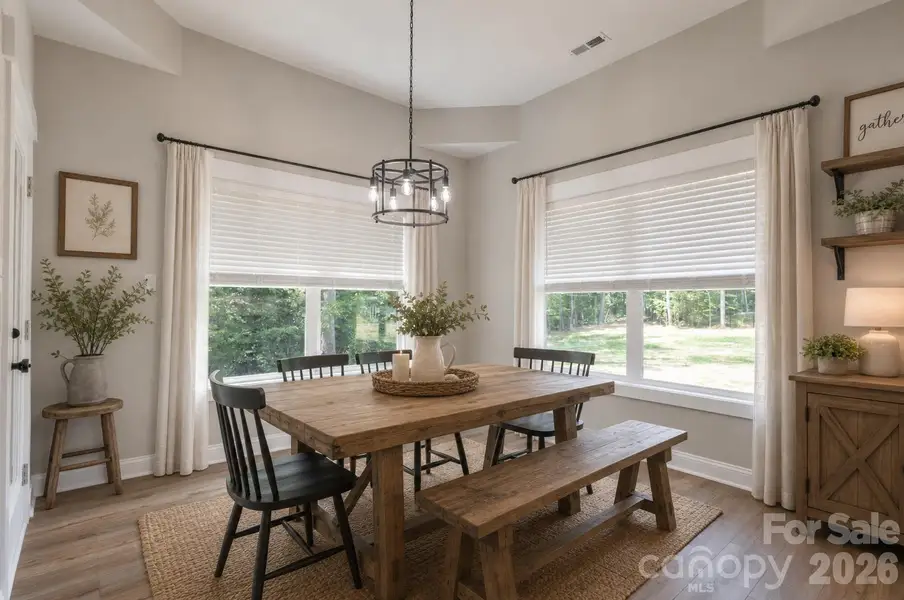 Furnished interior view inside a new home in , Stanley (Image 9).