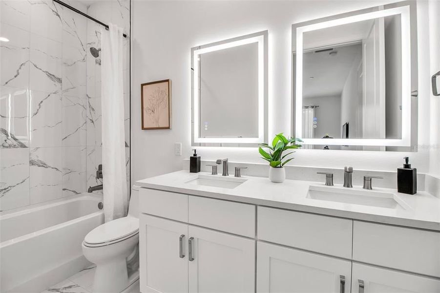 Furnished interior view inside a new home in Castille Urbana, St. Petersburg (Image 15).