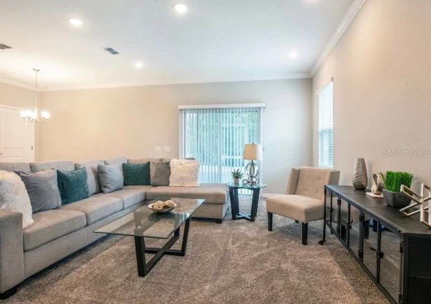 Furnished interior view inside a new home in , Ocala (Image 10).