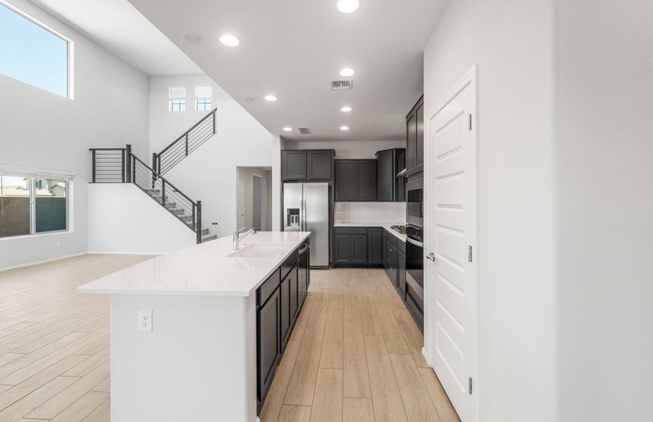 Furnished interior view inside a new home in Parkside at Anthem at Merrill Ranch, Florence (Image 11).