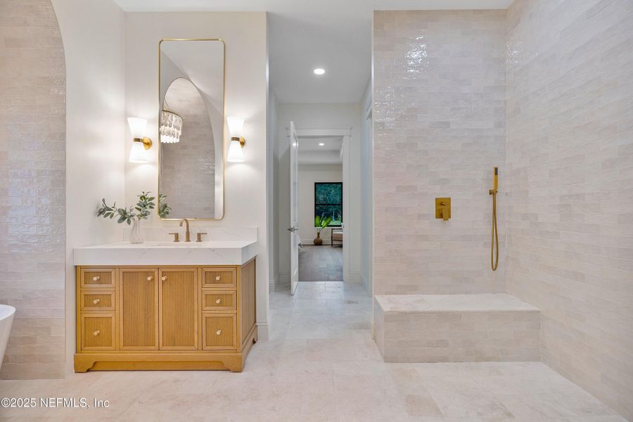 Furnished interior view inside a new home in , St. Augustine (Image 59).