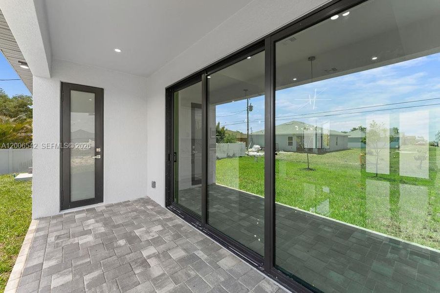 Exterior details and patio area of a home in , Cape Coral (Image 21).
