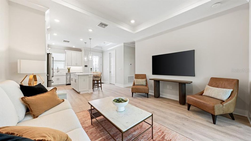 Furnished interior view inside a new home in Esplanade at Azario Lakewood Ranch, Lakewood Ranch (Image 11).