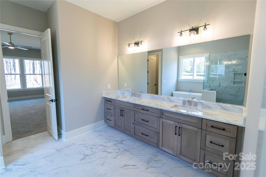 Furnished interior view inside a new home in , Matthews (Image 6).